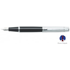 Sheaffer 300 Laca Negra Acero 