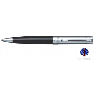 Sheaffer 300 Black Lacquer & Steel Bal.