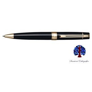 Sheaffer 300 Black Lacquer Gold Bal.