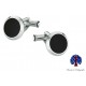 Montblanc Cufflinks Round Ónix