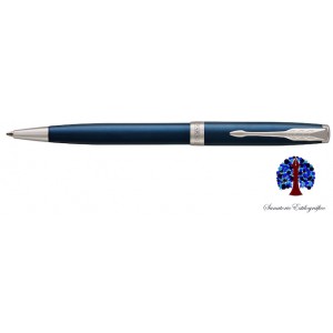 Parker Sonnet Lacquer Blue Palladium Bal.