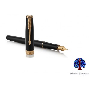 Parker Sonnet Laca Negro Oro