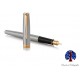 Parker Sonnet Steel Golden Fountain Pen