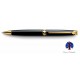 Caran D'Ache Leman Ebony Black Lacquer Gold BP.