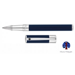 S.T. Dupont D-Initial Azul Cromo Rol.