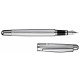 Otto Hutt Design 2 Pinstriped Silver Fountain Pen