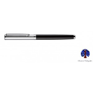 Otto hutt Diseño 1 Guilloché Black Rollerball