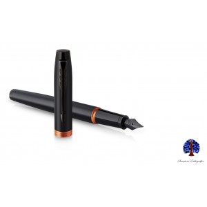 Parker IM Vibrant Rings Orange Fountain Pen