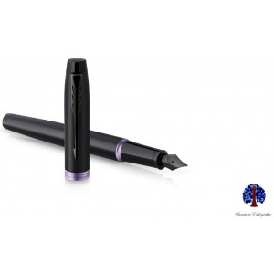 Parker IM Vibrant Rings Violeta Pluma Estilográfica