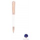 S.T. Dupont Liberté Lacquer White Pink Gold Ball Pen