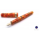 Leonardo Mosaic Orange Fountain Pen