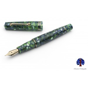 Leonardo Momento Zero Blue Green Iris Fountain Pen