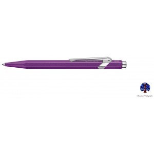 Caran D'Ache 849 Colormat -X Violet Ball Pen