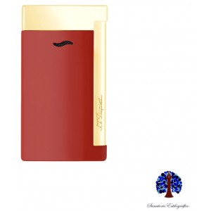 S.T. Dupont Slim 7 Dragon Burgundy Lighter