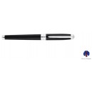 S.T. Dupont Linea D Eternity Medium Black Lacquer Palladium Fountain Pen