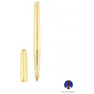 S.T. Dupont Line D Eternity Large Gold Fountain Pen