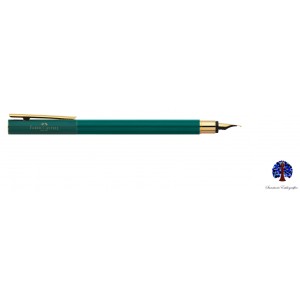 Faber Castell Neo Slim Verde Oro Pluma Estilográfica Edición Limitada