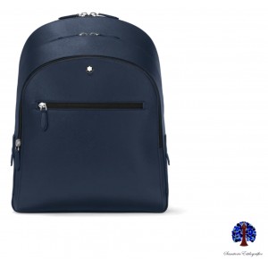 Montblanc Backpack Sartorial Blue Medium 3 Compartiments