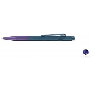 Caran D'Ache Claim Your Style Navy Violet Ball Pen