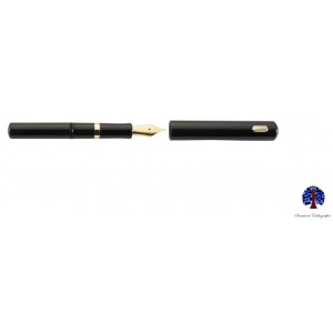 Divine Design Pocket Black GT Fountain Pen