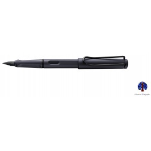 LAMY Safari Steel Black Fountain Pen