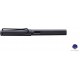 LAMY Safari Steel Black Fountain Pen