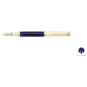 Pelikan Souverän 800 Cream Blue Fountain Pen