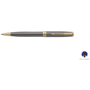 Parker Sonnet Laca Gris Oro Bolígrafo