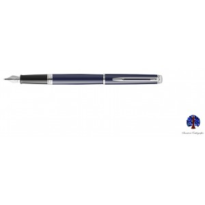 Waterman Hémisphère Laca Azul Marino Pluma Estilográfica