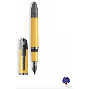 Montblanc Grandes Personalidades Edición Especial Enzo Ferrari Amarillo Modena Pluma Estilográfica