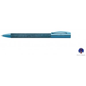 Faber Catell Ambition Blue Wood Ballpoint Pen